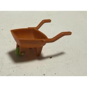 Vintage Mcdonald’s Happy Meal Toy 1989 Charlie Brown Farmer Wheel Barrel